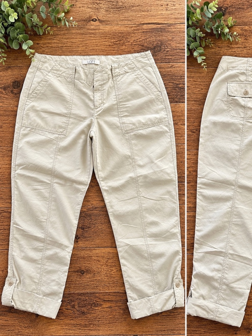 LOFT Utility Cargo Pants – Size 14 🤍